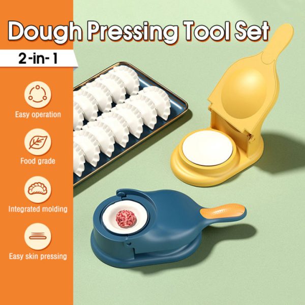 2 In 1 Dumpling Wrapper Tool Food Grade Manual Dumpling Maker Mold